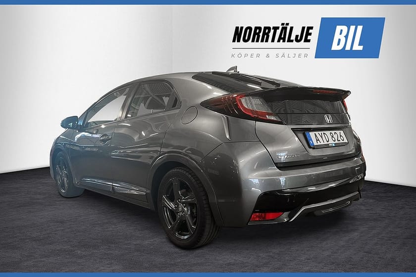 Bild 4 av Honda Civic SPORT 1.8 142 HK AUT BACKKAMERA BLUETOOTH NYSERV NYBES