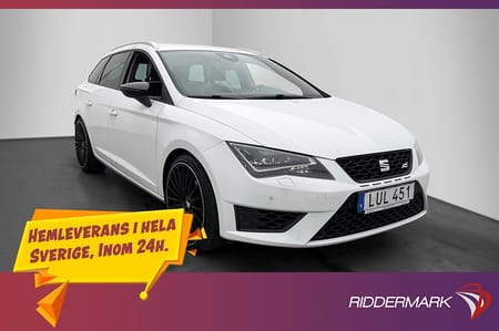 SEAT León Cupra ST 280hk Halvskinn M/K-Värmare Navi P-Sens
