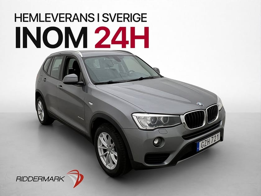 Bild 1 av BMW X3 xDrive20d 190hk Dragkrok Sensorer Farthållare