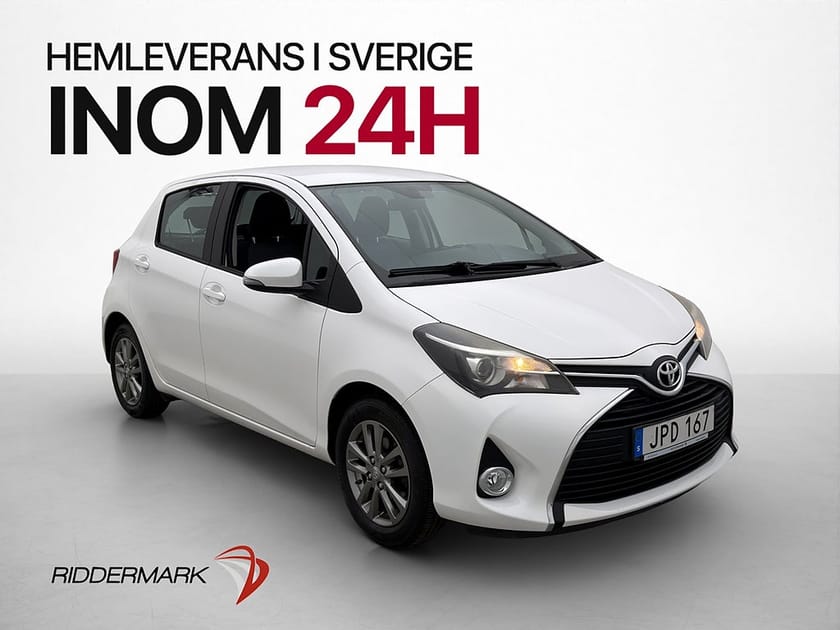 Bild 1 av Toyota Yaris 1.33 99hk Active Kamera Farthållare Bluetooth