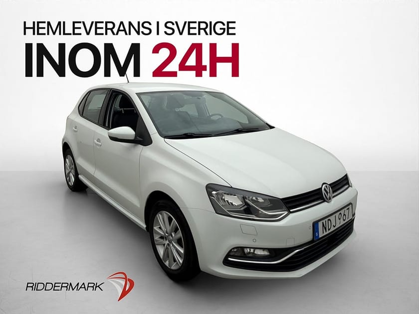 Bild 1 av Volkswagen Polo 1.2 TSI 90hk Base M/K Värmare P-Sensorer AC