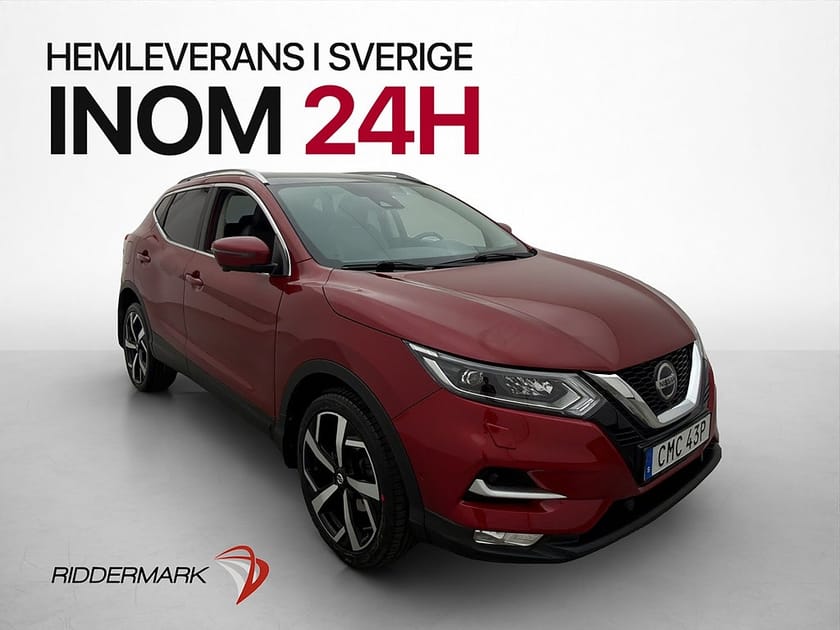 Bild 1 av Nissan Qashqai 1.3 DIG-T Tekna Pano 360° Navi Adpt-fart Drag