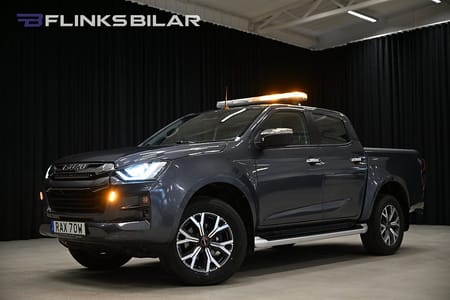 Isuzu D-Max Crew Cab 163HK Automat|Rolltop|Drag|Värmare|Lågmil|Leasvar|SeUtr