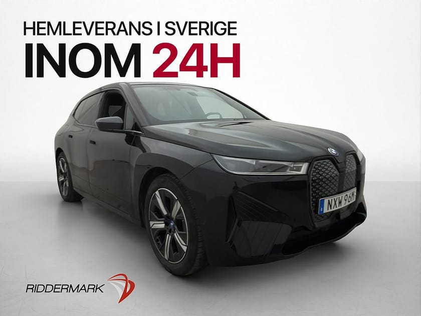 Bild 1 av BMW iX xDrive50 Sport Sky Pano MOMS HUD 360º Drag Laser