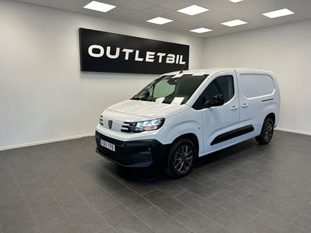 Peugeot Partner Utökad Last 1.5 130 EAT L2 Carplay Värmare Dubbla Dörrar Dragkrok