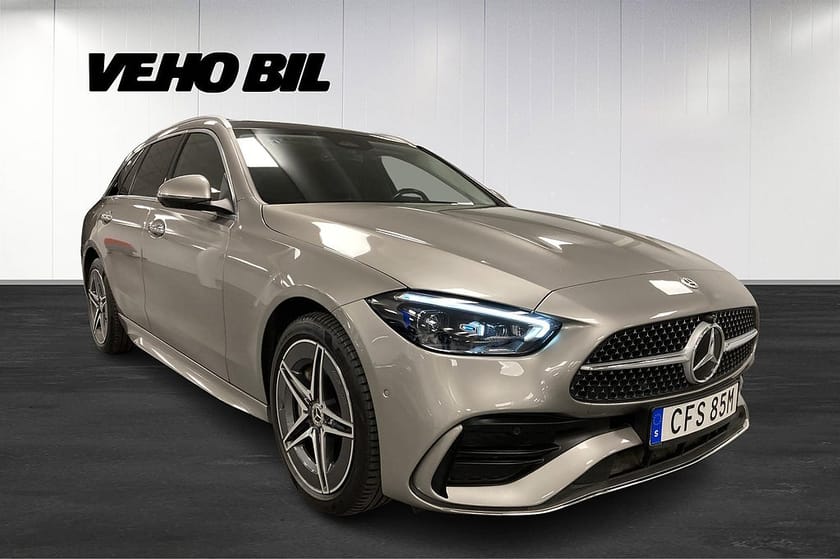 Bild 2 av Mercedes-Benz C 300 T e AMG Pano Drag 360 kamera Carplay Elstol Värmare