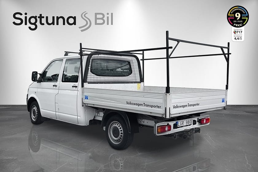 Bild 5 av Volkswagen Transporter Chassi Dubbelhytt T28 2.0 CNG / Flak / Drag