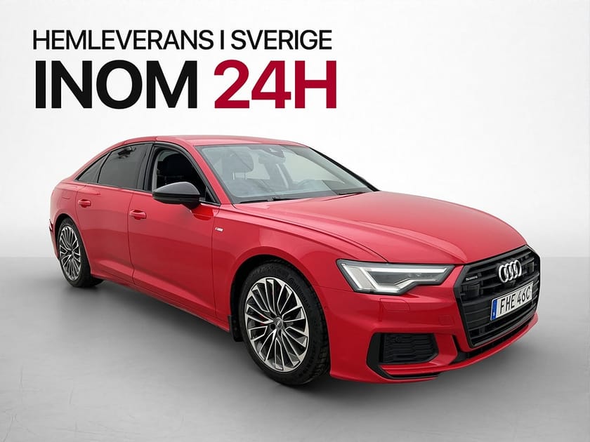 Bild 1 av Audi A6 Sedan 55 TFSI e quattro Q 367hk S-Line Cockpit Matrix  360° Drag