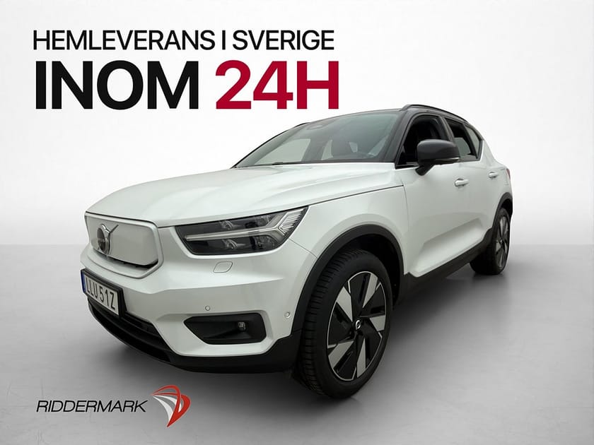 Bild 1 av Volvo XC40 P8 AWD Recharge Twin 408hk Pro Värm Pano H/K Drag 360°
