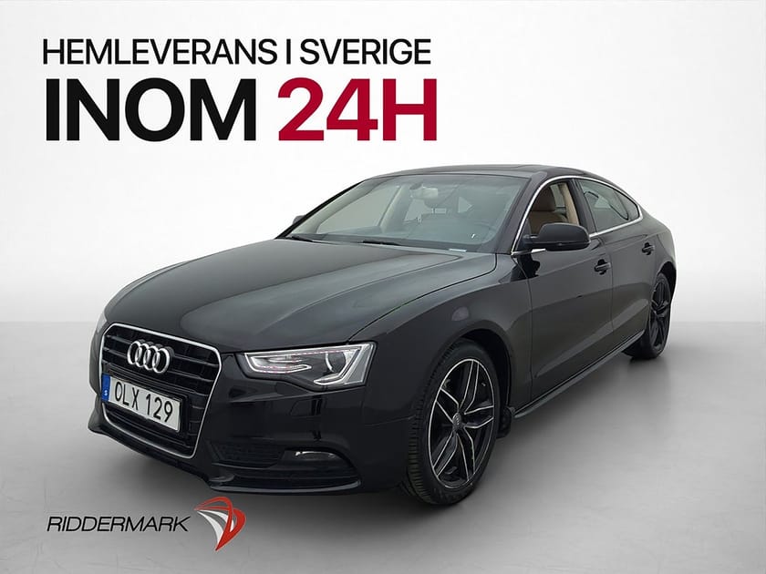 Bild 1 av Audi A5 Sportback 2.0 TDI 177hk Taklucka Skinn P-Sensorer