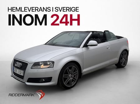Audi A3 Cabriolet 1.8 TFSI 160hk Skinn Farthållare Sensorer