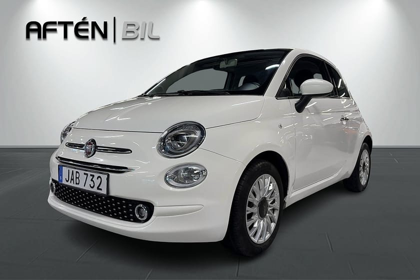 Bild 1 av Fiat 500 1.2 8V Lounge 69hk - Glastak, Bluetooth, 448kr årsskatt