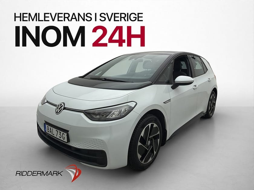 Bild 3 av Volkswagen ID.3 Pro Performance 204hk Navi Rattvärme CarPlay