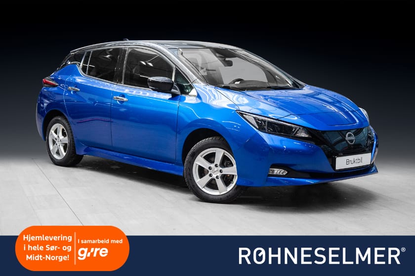Bilde 1 av Nissan Leaf e+ 62kwh N-connecta 360-kam Propilot Varmepumpe Norsk+++