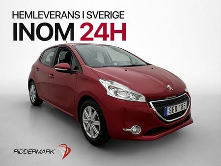 Peugeot 208 1.2 VTi 82hk Bluetooth Farthållare 0,41l/mil
