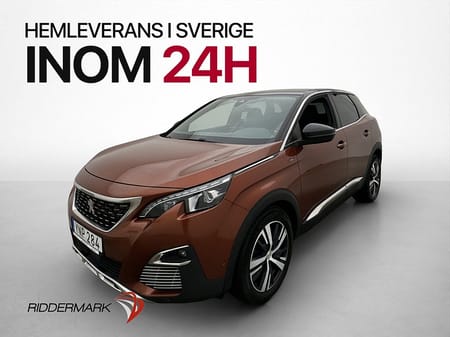 Peugeot 3008 120hk GT-Line P-sensorer Farthållare CarPlay