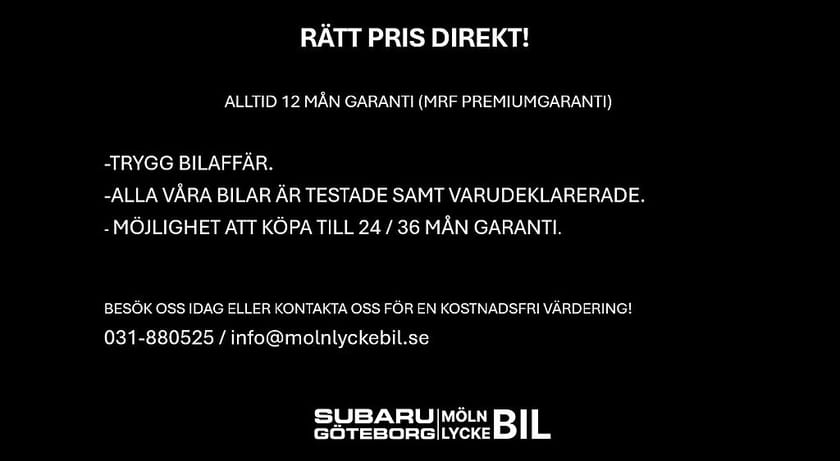 Bild 2 av Subaru Outback 2.5 Aut Limited X-Fuel *Årsskatt 965kr*