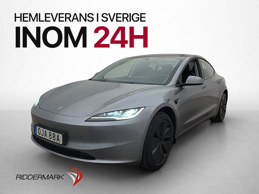 Bild 4 av Tesla Model 3 Long Range RWD Svensksåld Panorama Skärm-Bak