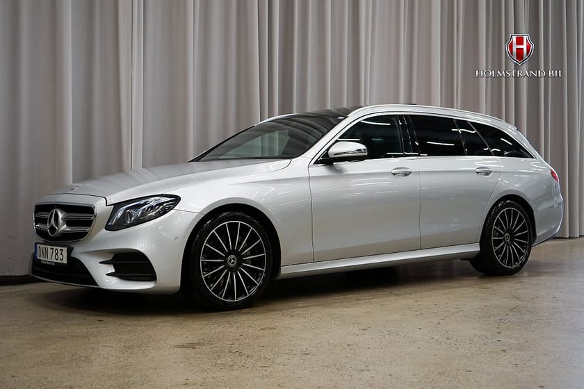 Bild 3 av Mercedes-Benz E 220 T d AMG Pano Drag Burmeister 360 IHC+ Ambient