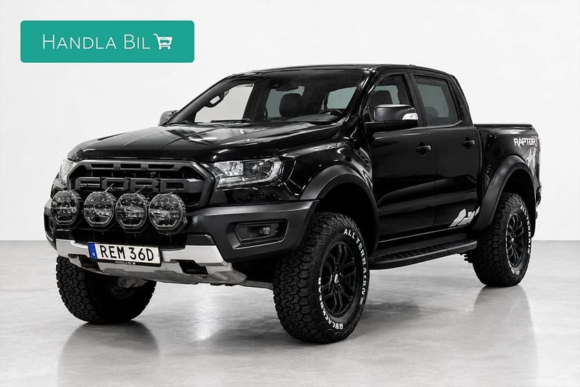 Bild 1 av Ford Ranger Raptor Drag 4WD Diff Skinn/Alcantara B-kam Moms