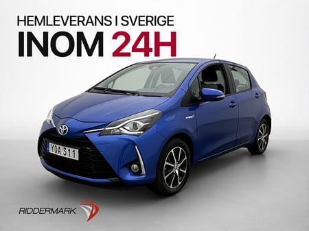 Toyota Yaris Hybrid e-CVT 101hk Kamera Navi 360kr årsskatt