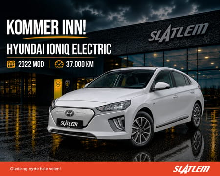 Hyundai Ioniq Electric Premium,skinn,norsk,+++