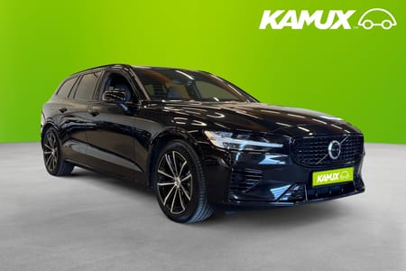 Volvo V60 Recharge T6 II AWD Plus Dark GRILL PÅ KÖPET B-Kam Skinn CarPlay GPS BLIS Moms
