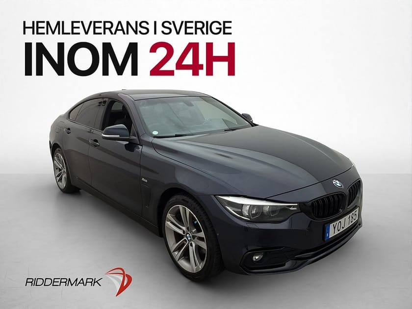 Bild 1 av BMW 420d xDrive Gran Coupé 420 Sport Line Kamera HiFi Dragkrok