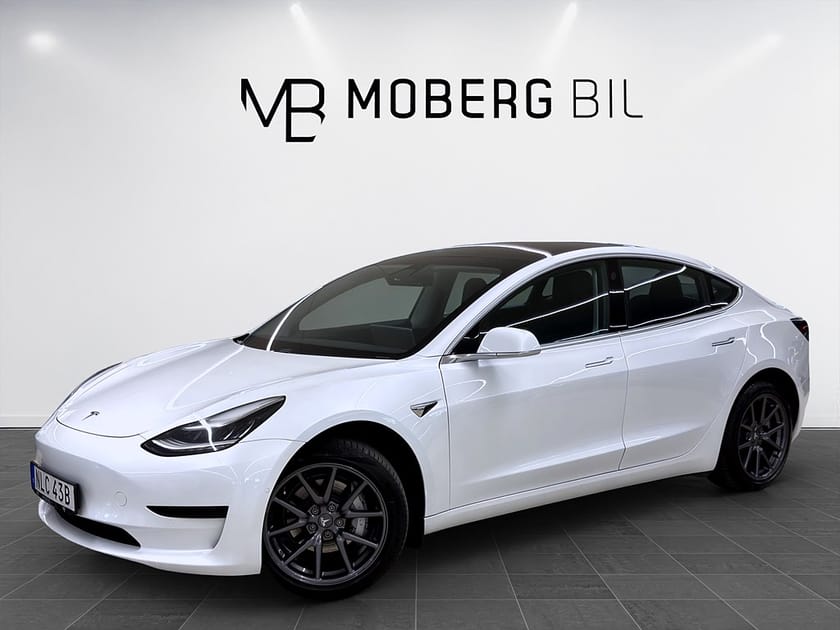 Bild 1 av Tesla Model 3 Standard Range Plus 325hk Helg på Moberg! Pano Läder