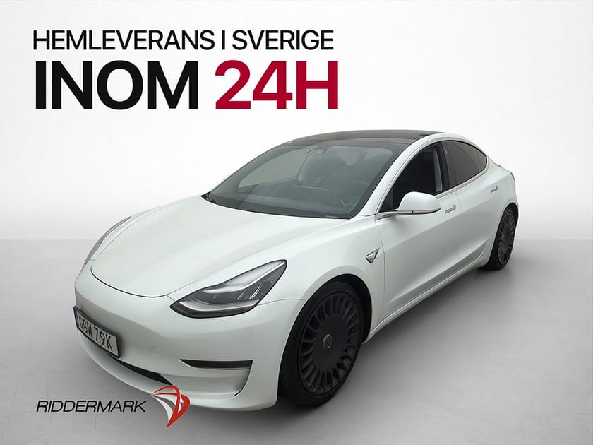 Bild 4 av Tesla Model 3 Long Range AWD Drag Pano Adp-fart Kamera