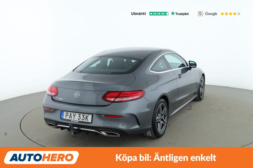 Bild 5 av Mercedes-Benz C 300 Coupé AMG Line / Dragkrok, Backkamera