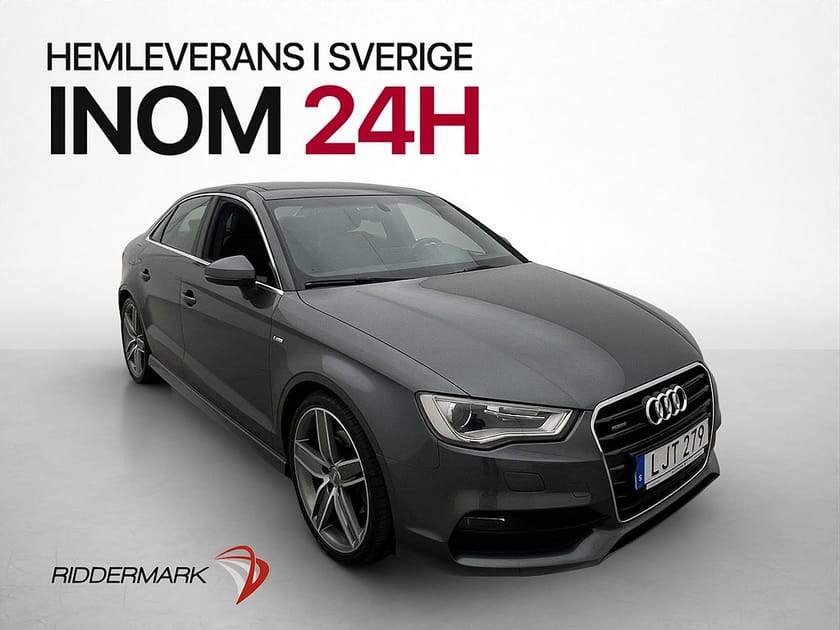 Bild 3 av Audi A3 Sedan TFSI Quattro 180hk S-Line Taklucka P-Värm 2-Brukare