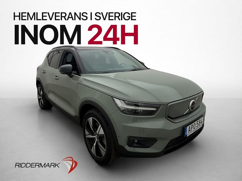 Bild 1 av Volvo XC40 P6 Recharge Pro 360 Värm Panorama H/K CarPlay Drag