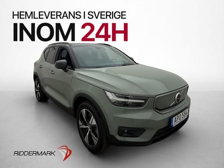 Volvo XC40 P6 Recharge Pro 360 Värm Panorama H/K CarPlay Drag