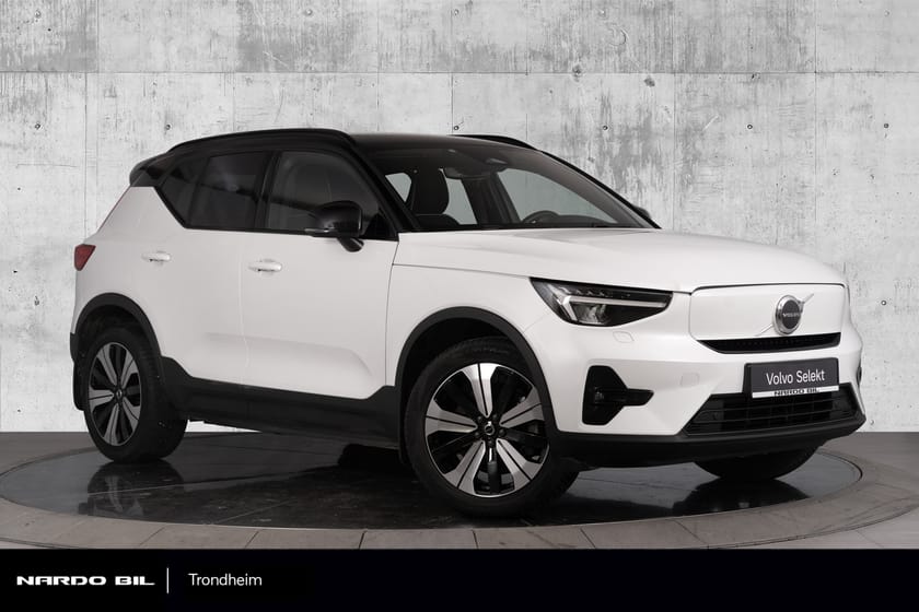 Bilde 1 av Volvo XC40 Recharge Twin Plus 408 hk. Varmepumpe/VOC/Krok/Induktiv lader