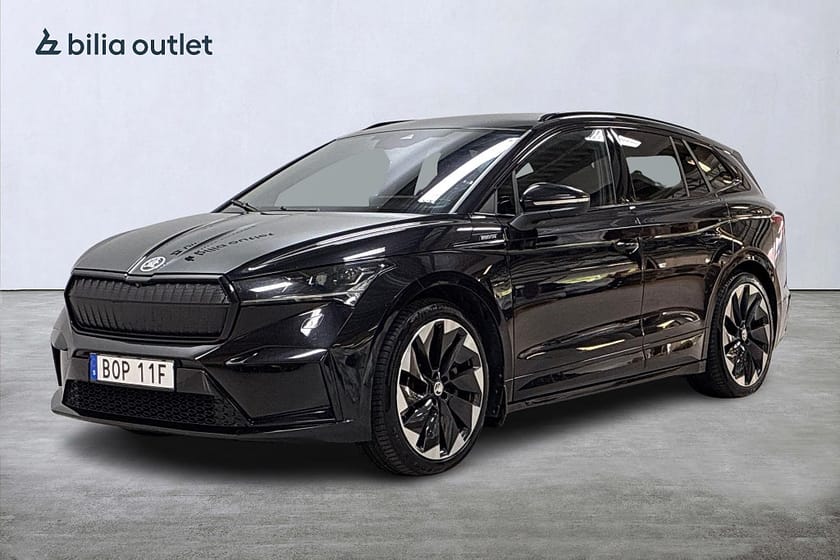 Bild 1 av Škoda Enyaq iV 80x Skoda Sportline 82 kWh 265hk Navi Drag Caplay V-pump 360°