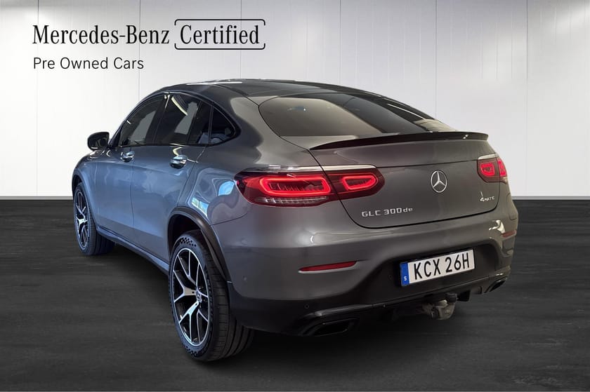 Bild 4 av Mercedes-Benz GLC 300 de Coupé 4MATIC AMG Line Plus/Nightpkg/ V-hjul/ 360/