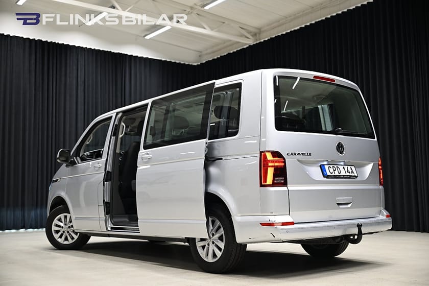 Bild 5 av Volkswagen Caravelle DSG 150HK L2|8-Sits|Nedlackad|LED|Eldörrar|SeUtr!!