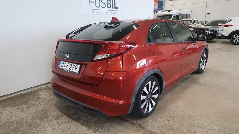 Bild 4 av Honda Civic *RÄNTEKAMPANJ 3.45%* 1.8 i-VTEC Sport Kamera Nyservad