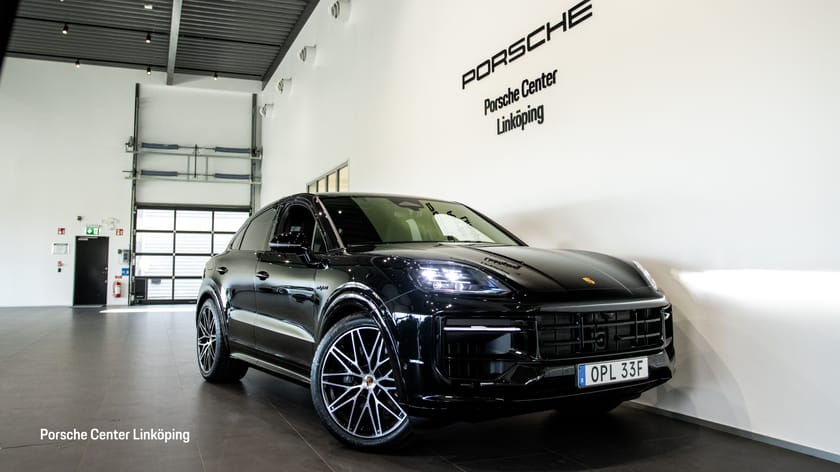 Bild 1 av Porsche Cayenne E-Hybrid Coupé Black Edition / Leasebar / VAT