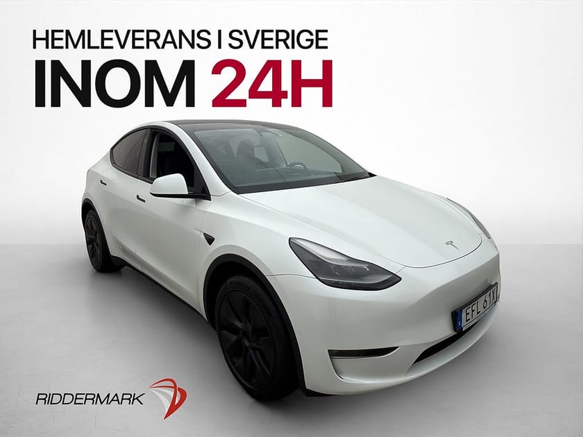 Bild 1 av Tesla Model Y Long Range AWD Dragkrok Svensksåld MOMS