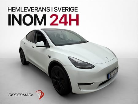 Tesla Model Y Long Range AWD Dragkrok Svensksåld MOMS