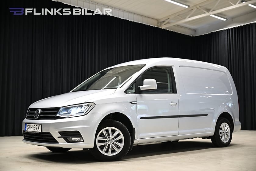 Bild 1 av Volkswagen Caddy Maxi Van DSG 102HK Nedlackad|LED|Inredd|Drag|Värmare|Backkamera