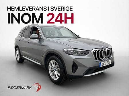 BMW X3 xDrive30e Drag Kamera CarPlay Skinn Cockpit P-sens
