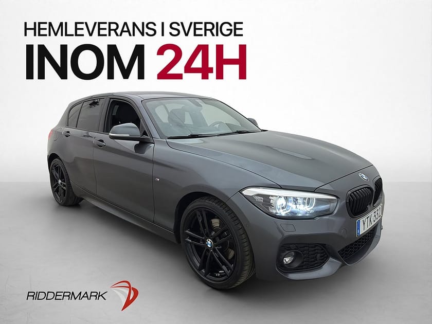 Bild 1 av BMW 120d xDrive 120 190hk M Sport Kamera Skinn HiFi Rattvärme