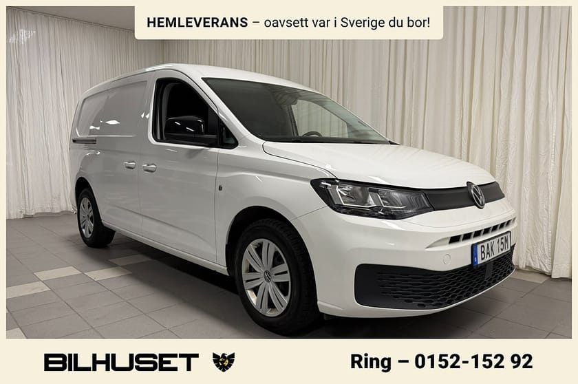Bild 1 av Volkswagen Caddy Cargo Maxi 2.0 TDI DSG VÄRMARE DRAG INREDNING B-KAMERA MOMS