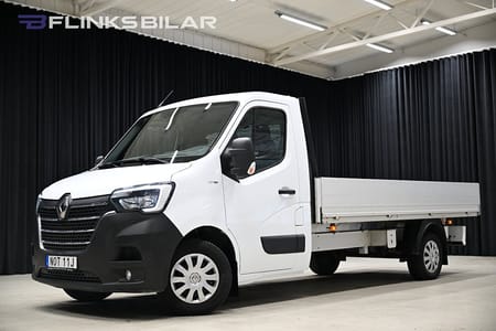 Renault Master Chassi Cab dCi 145HK L4 Långflak|Dieselvärmare|GPS|EnÄgare|Leasbar