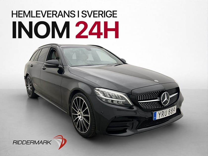 Bild 1 av Mercedes-Benz C 200 T C200 184hk AMG Pano Kamera Navi Skinn Drag
