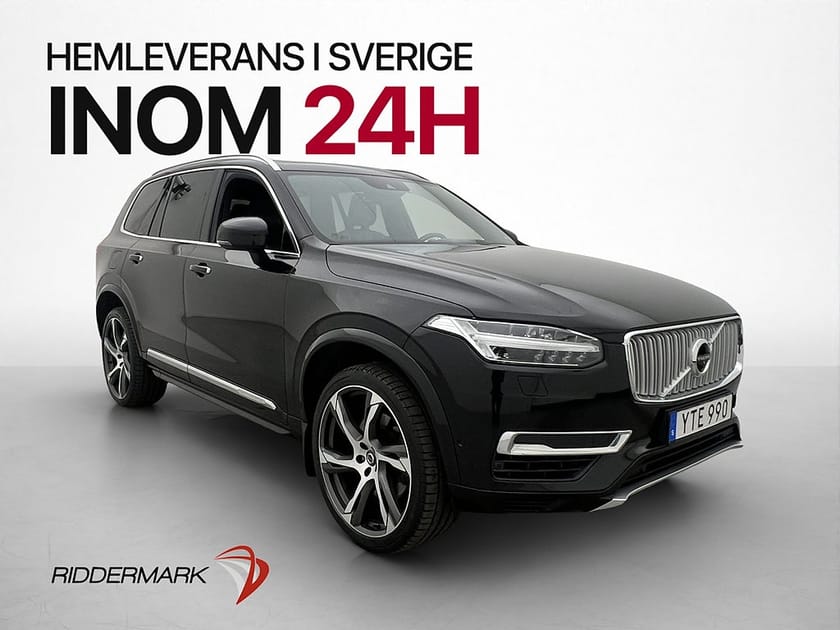 Bild 1 av Volvo XC90 7-seater T8 AWD Inscription 7-Sits Pano B&W HUD Luft Drag