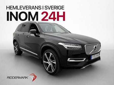 Volvo XC90 7-seater T8 AWD Inscription 7-Sits Pano B&W HUD Luft Drag